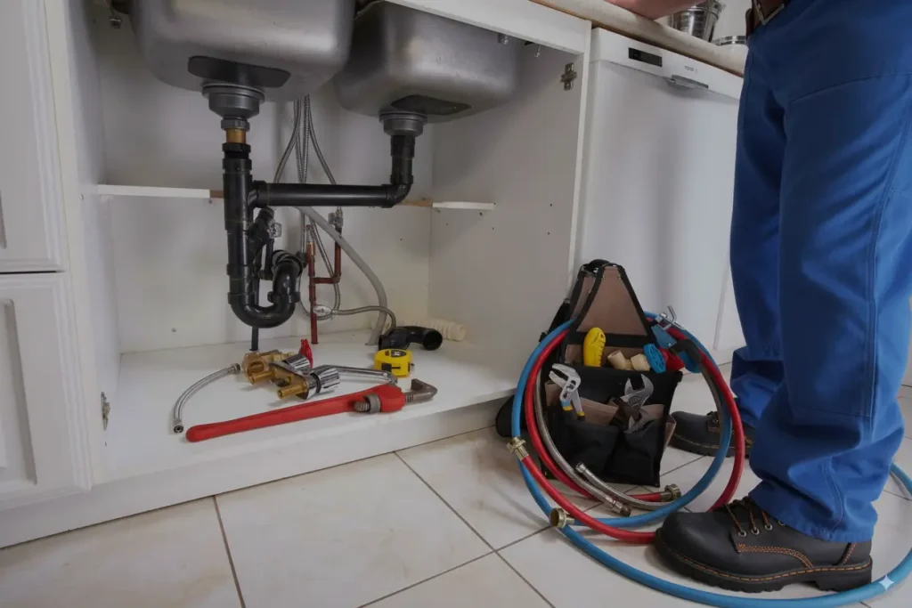 Desatascos de fregaderos, duchas y lavabos.