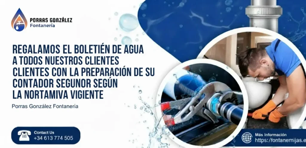 boletin agua - fontanero porras gonzalez