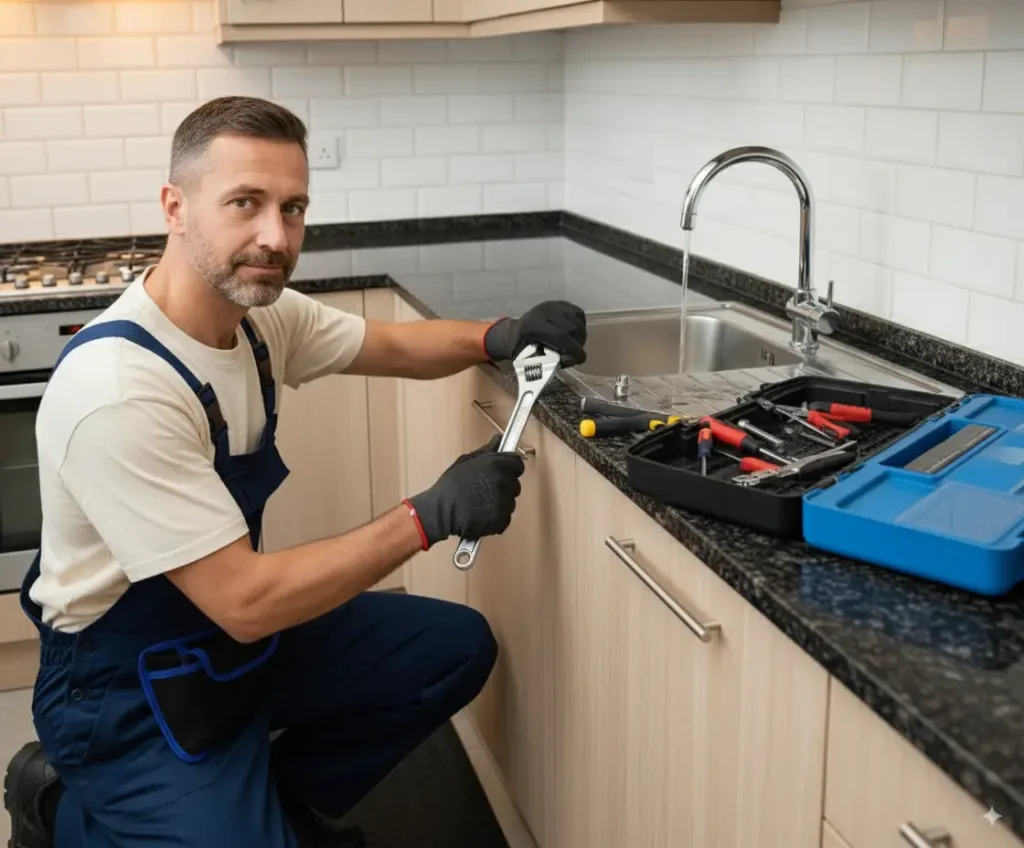 porras gonzalez arreglando un grifo en la cala mijas - fontanero mijas